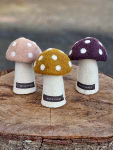 Polka Felt Mushroom