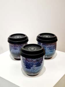 'Deep Blue' Westcoast Stoneware 8oz Keepcup