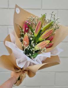 Pink Lily Bouquet