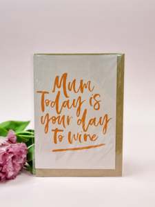 Mothers Day 2023: 'Your Day To Wine' card