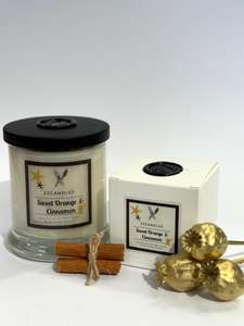 Cinnamon and Sweet Orange Christmas Candle