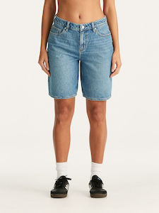 Lee: LEE MID BAGGY SHORT - BLUE FIRE