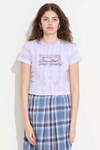 MISFIT FAST LOVING RIB TEE - TIE DYE