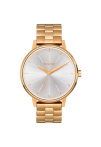 Nixon: NIXON KENSINGTON GOLD/WHITE WATCH