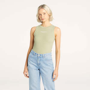 Riders By Lee: RIDERS SLIM RIB TANK - FADED THYME