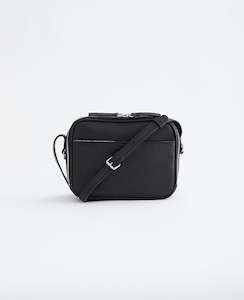 Accessories: THE HORSE DYLAN CROSSBODY BAG - BLACK