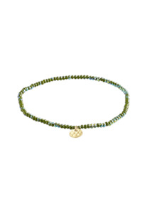 Jewellery: PILGRIM INDIE BRACELET - GREEN