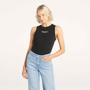 Riders By Lee: RIDERS SLIM RIB TANK - WORN BLACK