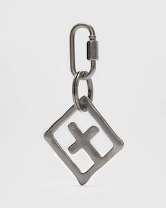 Keyrings: KSUBI KEY RING ANTIQUE SILVER