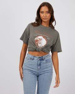 Silent Theory: SILENT THEORY ROADHOUSE TEE - COAL