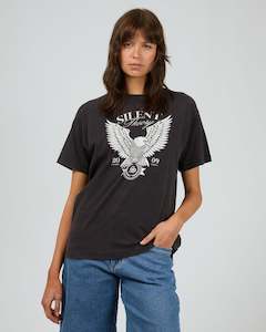 Silent Theory: SILENT THEORY LIMITLESS TEE - WASHED BLACK