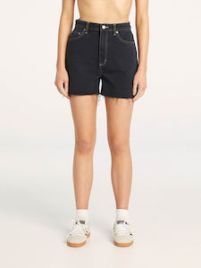 LEE HIGH RELAXED SHORT - HOLLABACK BLACK
