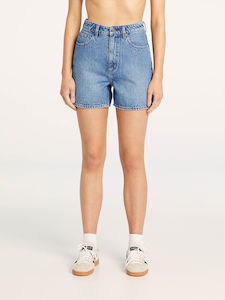 LEE HIGH MOMS SHORT - HARLEM FADE