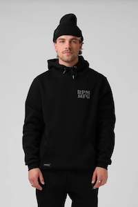 Rpm: RPM WAVY HOOD - BLACK