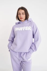 Womens Sweats Hoodies: HUFFER WMNS ARCADE HOOD/JUICY - THISTLE
