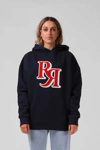 Womens Sweats Hoodies: RPM BINATE OS HOOD - NAVY