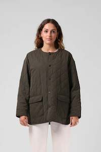 RPM QUILTED JACKET - FOREST