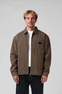Mens Jackets Coats: RPM WORKMANS JACKET - BROWN