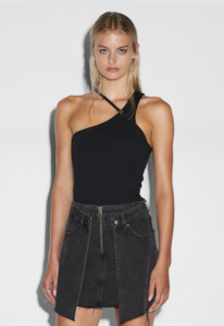 Ksubi: KSUBI SCORE TANK - BLACK