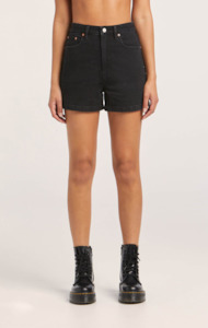 Lee: LEE HIGH RELAXED SHORT - HOMME BLACK