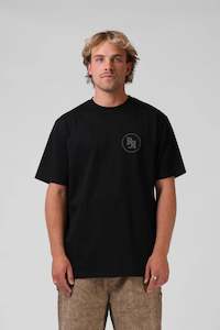 Rpm: RPM CIRCLE PUFF TEE - BLACK
