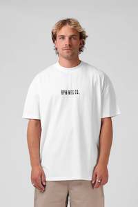 RPM EMB TEE - WHITE