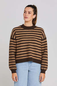 THING THING IGNITE JUMPER - CHOC & MOCHA