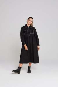 Thing Thing: THING THING DELPHI DRESS - BLACK