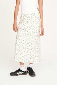 HUFFER DAWN LILA MIDI SKIRT - BUTTER