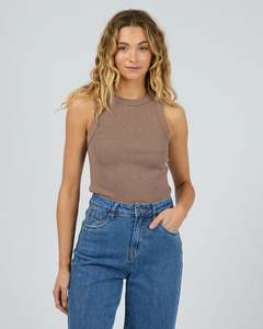SILENT THEORY PIA TANK - BROWN