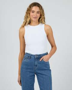 SILENT THEORY PIA TANK - WHITE