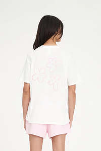HUFFER CLASSIC TEE 170/DAISY CHAIN - CHALK
