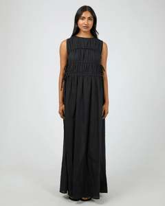ALL ABOUT EVE LOU LOU TIE MAXI DRESS