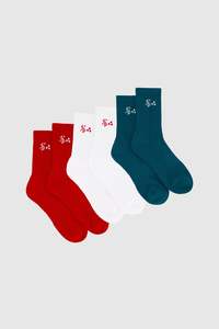 Mens Socks: HUFFER - HFR RIB SOCK/STEINLAGER 3 PACK