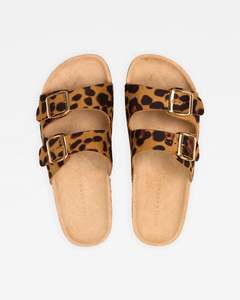 STELLA + GEMMA MARILOU SLIDE - LEOPARD