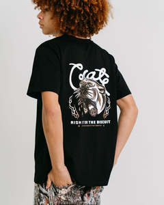 Best Selling: CRATE RISK IT FOR THE BISCUIT T-SHIRT - BLACK