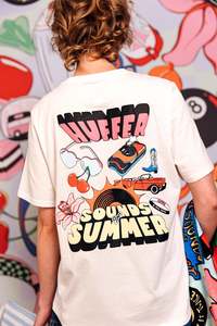 HUFFER CLASSIC TEE 170/REAL NICE - CHALK
