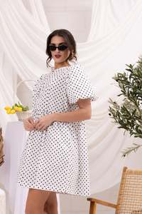 Womens Dresses: LEILA + LUCA BELLE BOW DRESS - COTTON SPOT