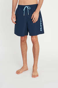 Mens: HUFFER STAPLE TRUNK/CARVED - NAVY