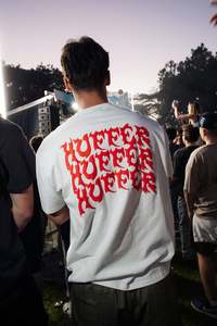 HUFFER BLOCK TEE 220/MOTLEY STACK - CHALK