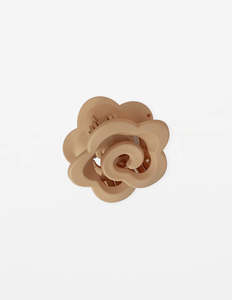 STELLA + GEMMA HAIR CLAW - LIGHT COFFEE DAISY