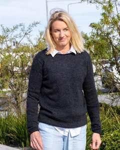 Womens: NZ LAMBSWOOL CREW NECK