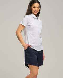 Womens Essential Tees Polos: SUPIMA COTTON POLO CONTRAST
