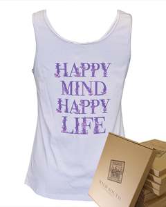 Womens Essential Tees Polos: SUPIMA HAPPY MIND TANK TOP