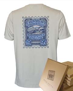 Mens Essential Tees Polos: SUPIMA JOURNEY STAMP TEE