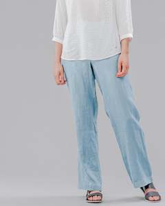 LINEN WIDE LEG PANT