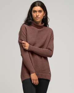 Womens Cotton: CASHMERE COTTON ROLL NECK