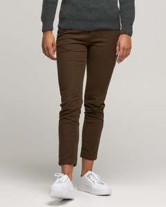 Womens Cotton: COTTON STRETCH MOLESKIN PANT
