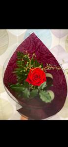Single wrap rose - Wildstem Florists