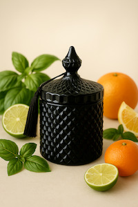 Lime, Basil & Mandarin ~ Soy Wax Candle